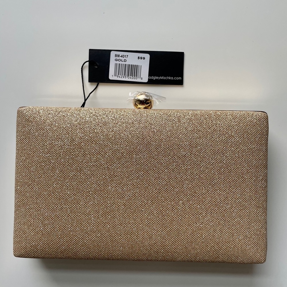 NWT Badgley Mischka clutch w chain